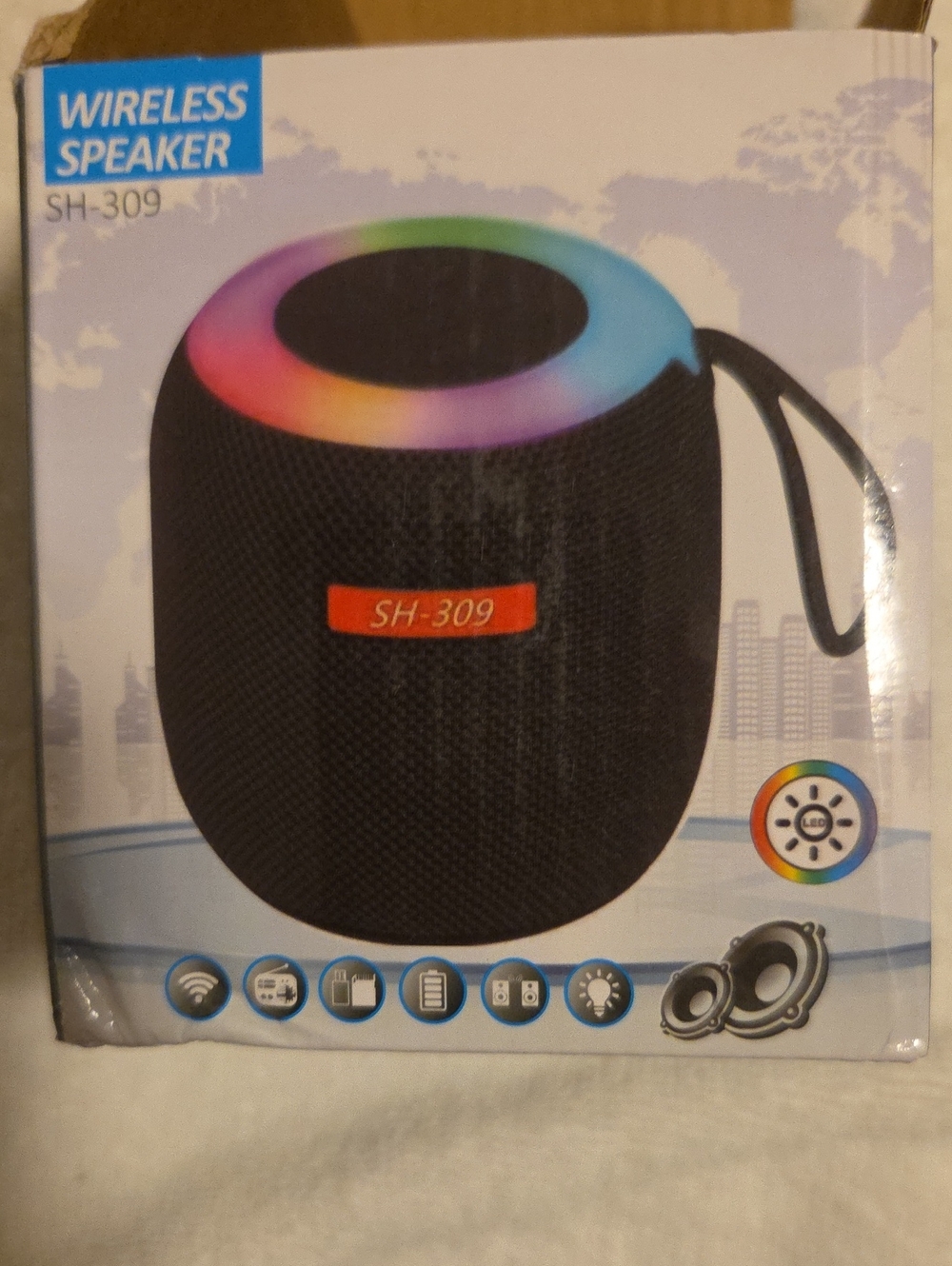 Bose Black Portable Bluetooth Speaker with RGB Light Ring